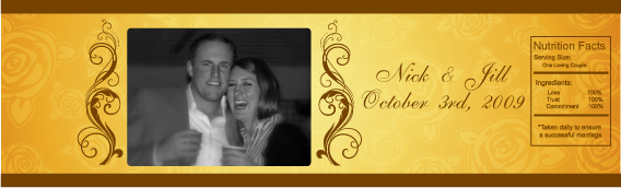 Custom Label Examples Weddings